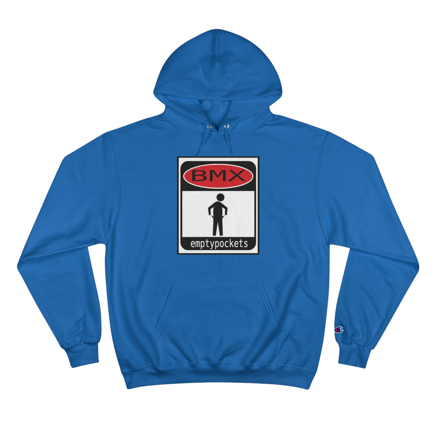 Empty Pockets BMX Warning Sign Hoodie