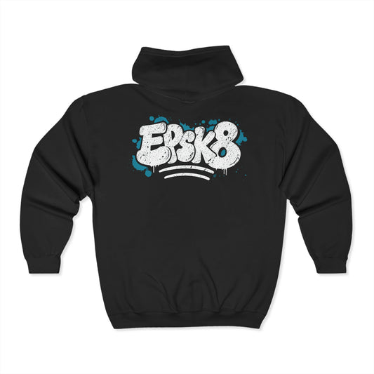 EPsk8 Graffiti Locals Zip Hoodie