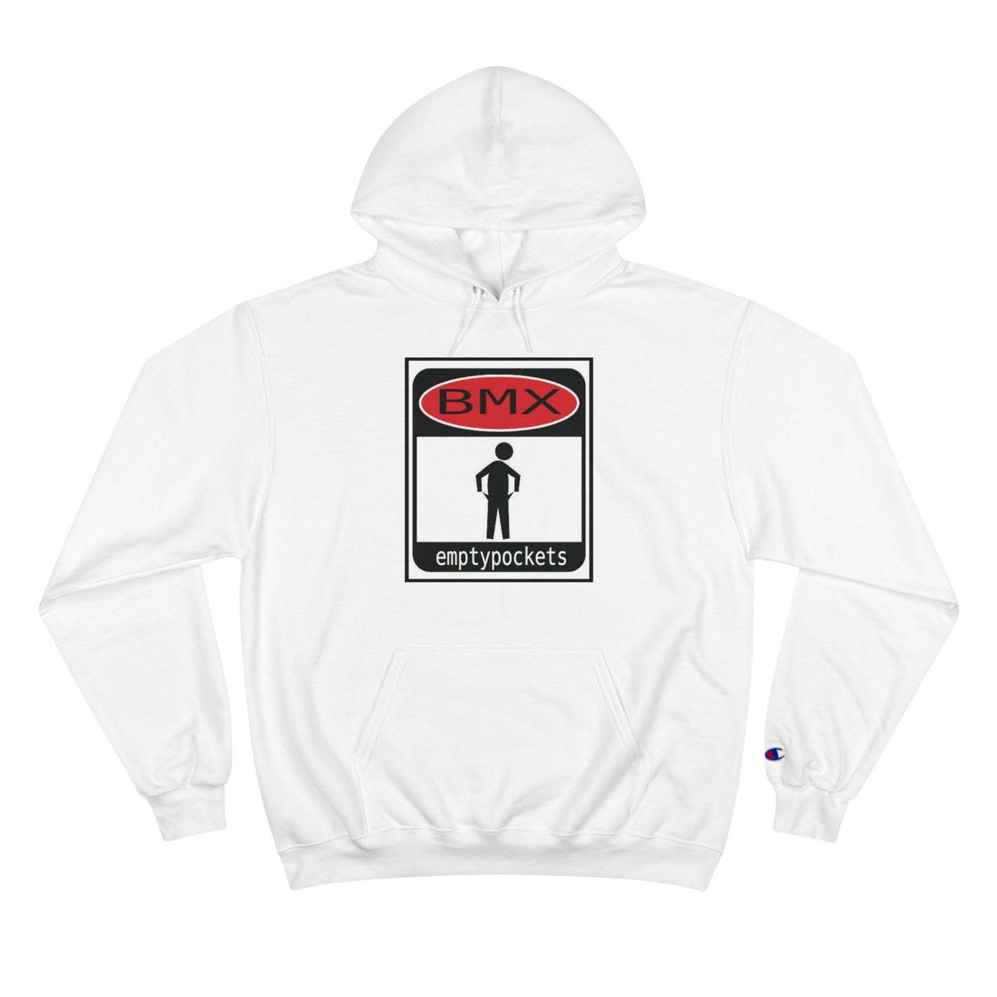 Empty Pockets BMX Warning Sign Hoodie