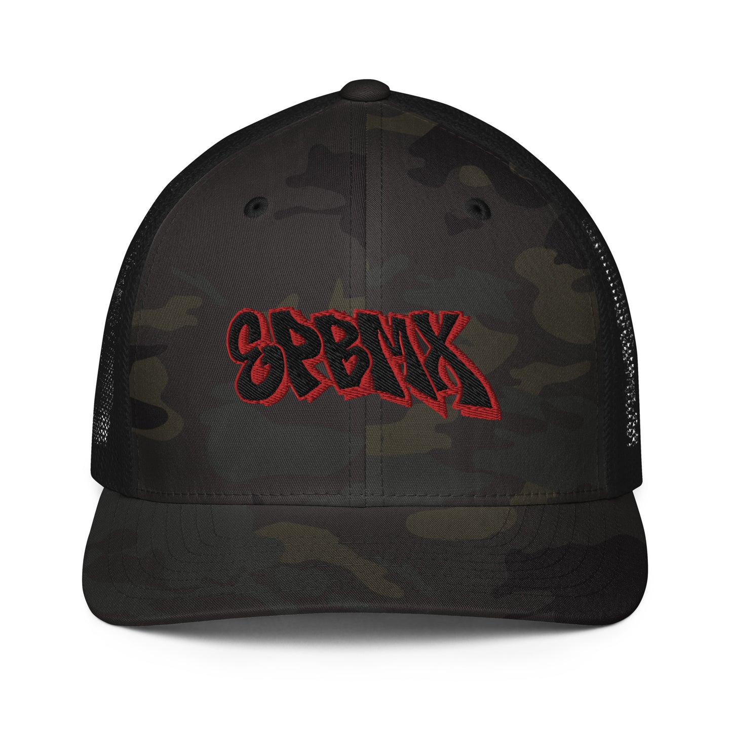 EPBMX Jib FlexFit Trucker- Red Shadow