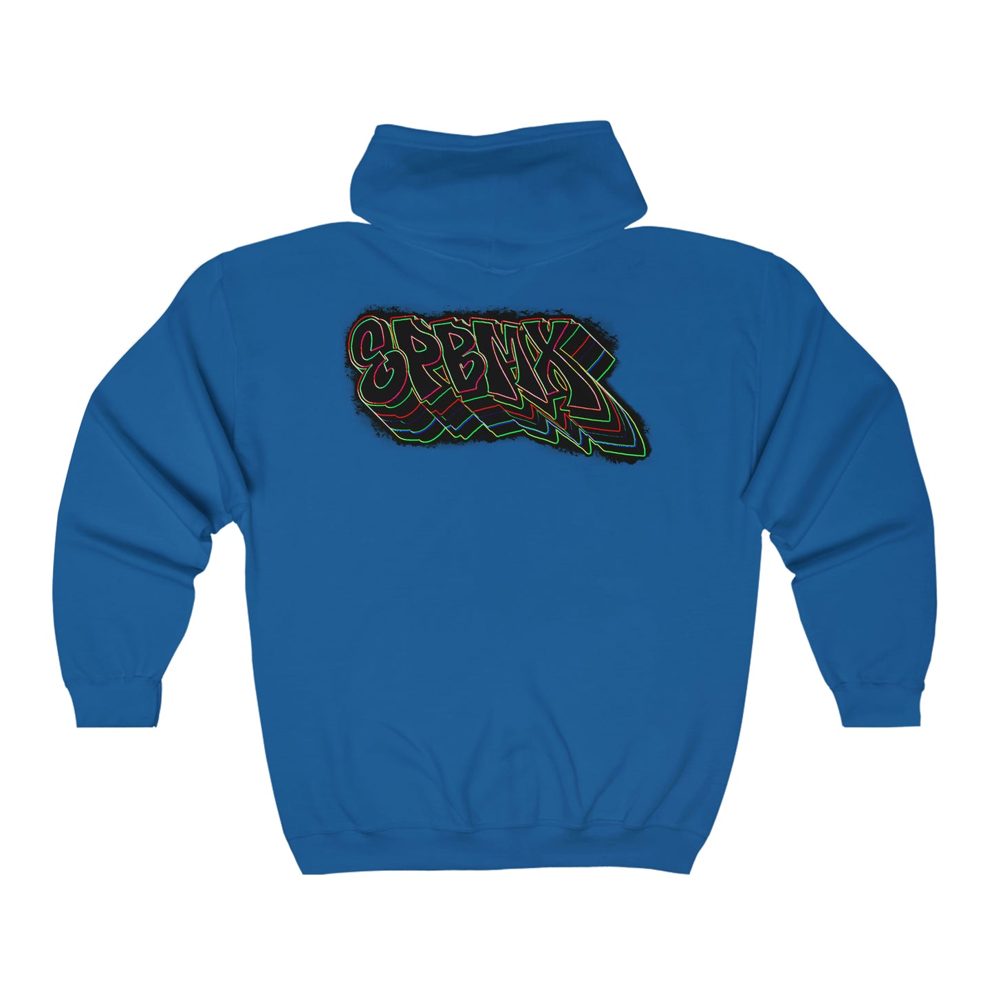 Retro Jib Graffiti Zipup Hoodie