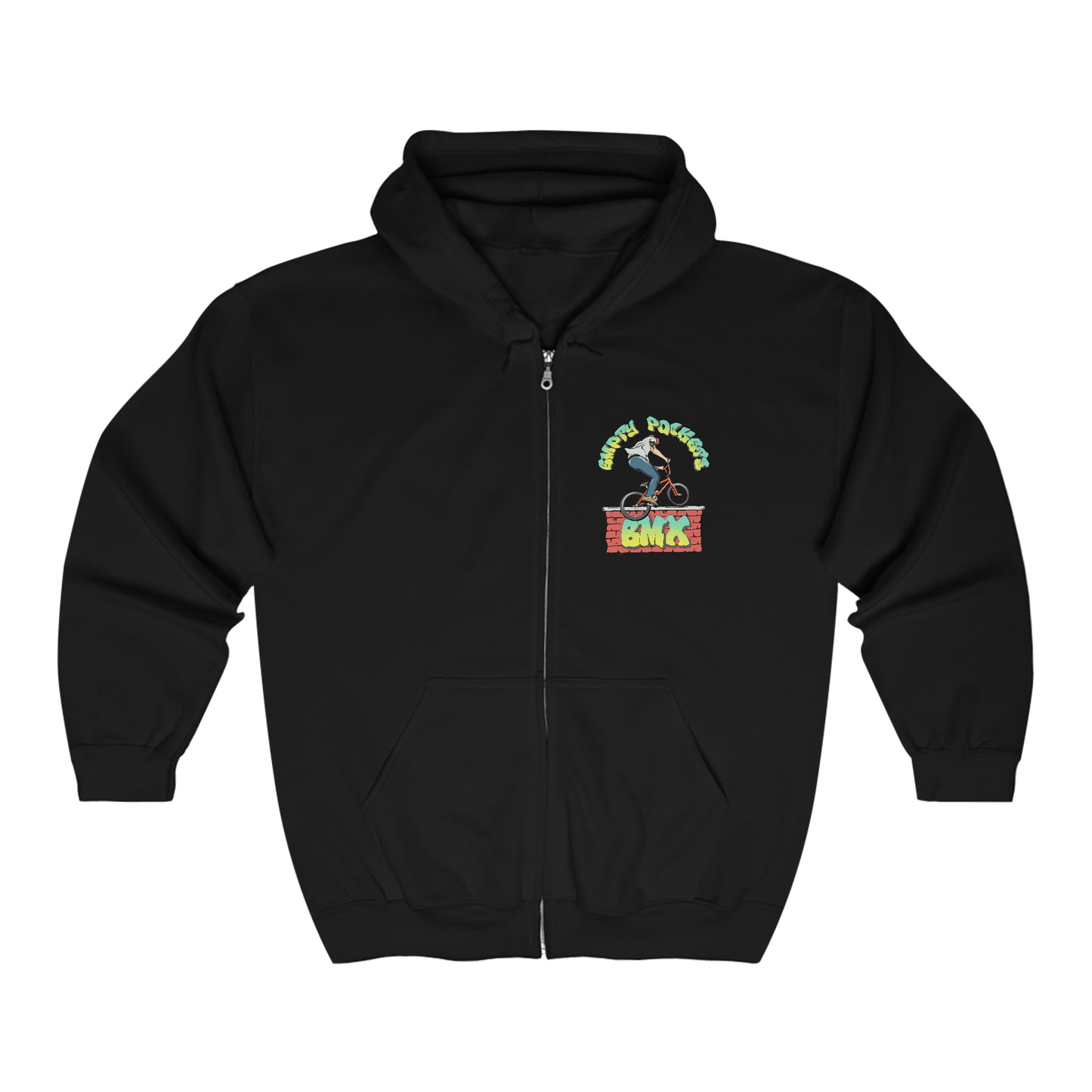 Retro Jib Graffiti Zipup Hoodie