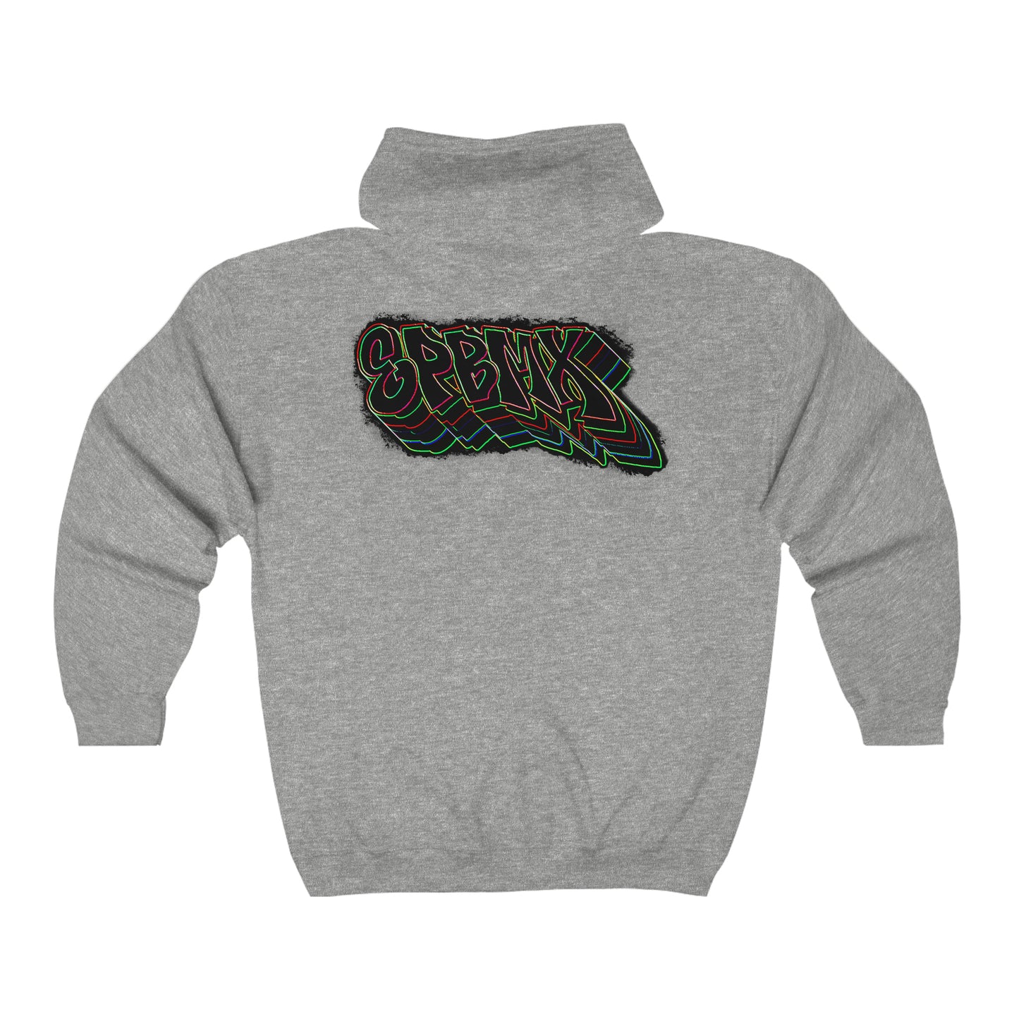 Retro Jib Graffiti Zipup Hoodie