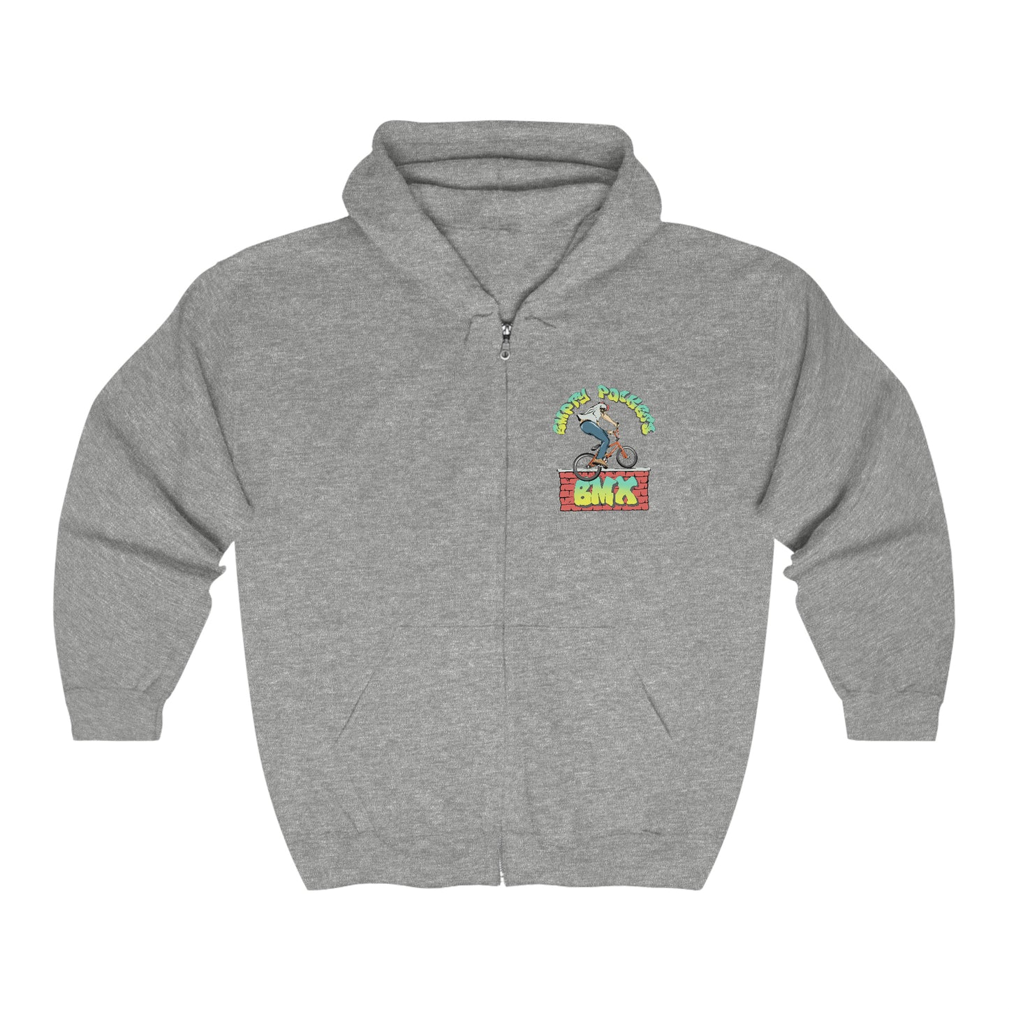 Retro Jib Graffiti Zipup Hoodie