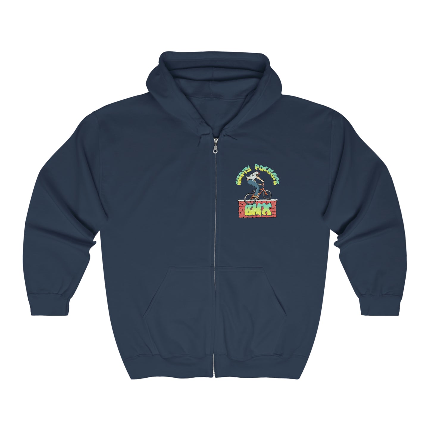 Retro Jib Graffiti Zipup Hoodie