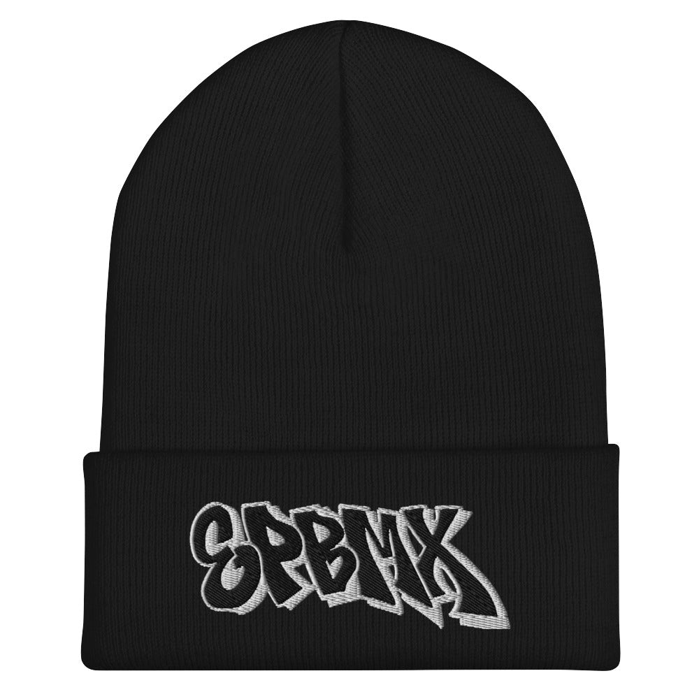 EPBMX Jib Graffiti b/w - Cuffed Beanie