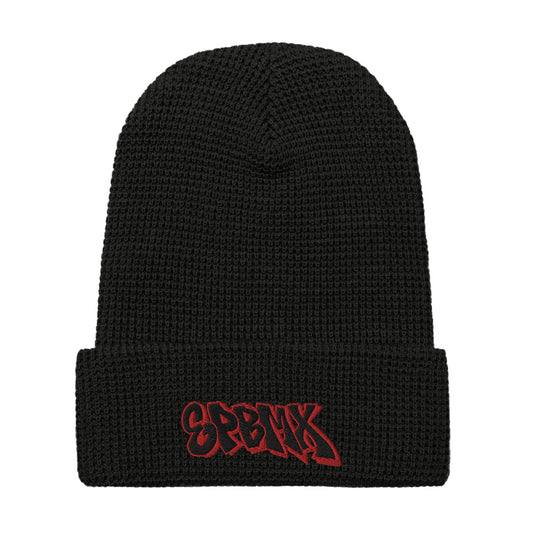 EPBMX Jib graffiti black/red -Waffle beanie